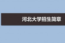 河北大學招生簡章及招生計劃專業人數錄取規則